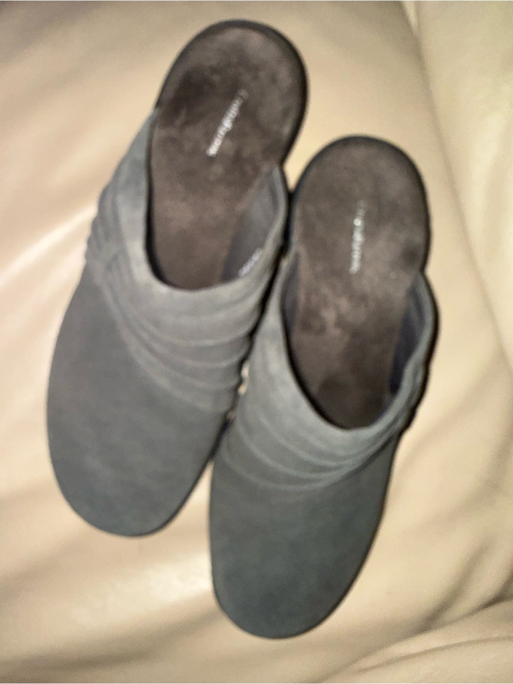 croft & barrow Gray Slip-On Mule Clog